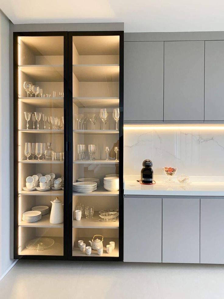 Backlit Glass Display Cabinet